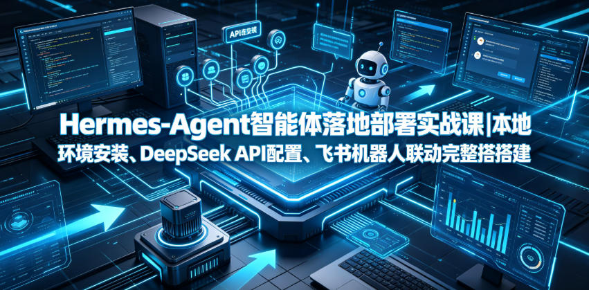 Hermes-Agent智能体落地部署实战课｜本地环境安装、DeepSeek API配置、飞书机器人联动完整搭建教程-知享资源网
