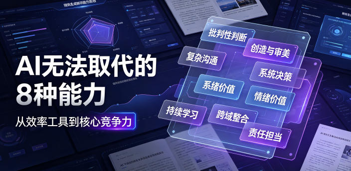 付费文章：AI无法取代的8种能力-知享资源网