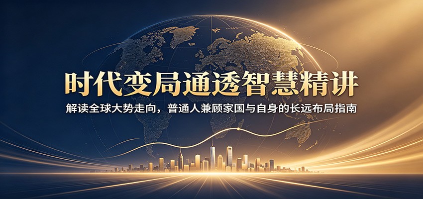 时代变局通透智慧精讲：解读全球大势走向，普通人兼顾家国与自身的长远布局指南-知享资源网