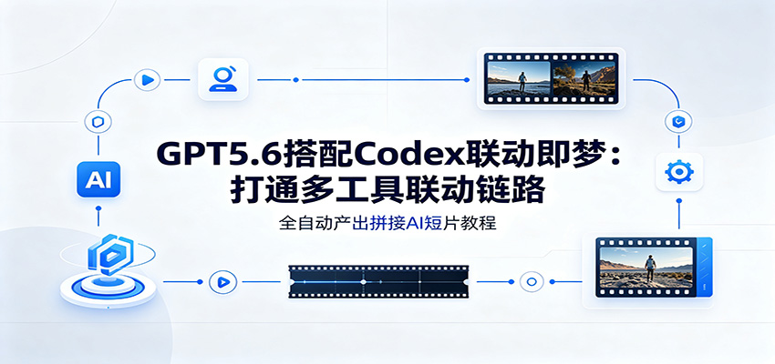 GPT5.6搭配Codex联动即梦：打通多工具联动链路，全自动产出拼接AI短片教程-知享资源网