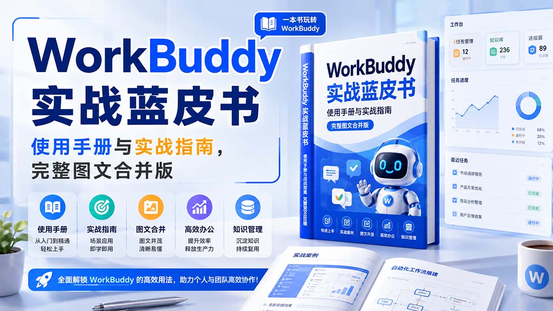 （20106期）WorkBuddy实战蓝皮书，使用手册与实战指南，完整图文合并版-知享资源网