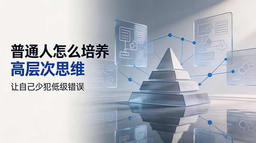 （19637期）付费文章：普通人怎么培养高层次思维，让自己少犯低级错误-知享资源网
