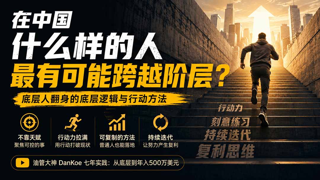 （20083期）付费文章：在中国什么样的人最有可能跨越阶层？底层人翻身的方法！-知享资源网