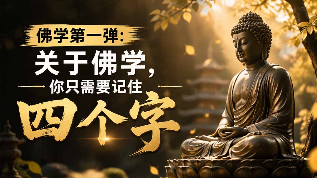 （19728期）付费文章：佛学第一弹:关于佛学，你只需要记住四个字-知享资源网