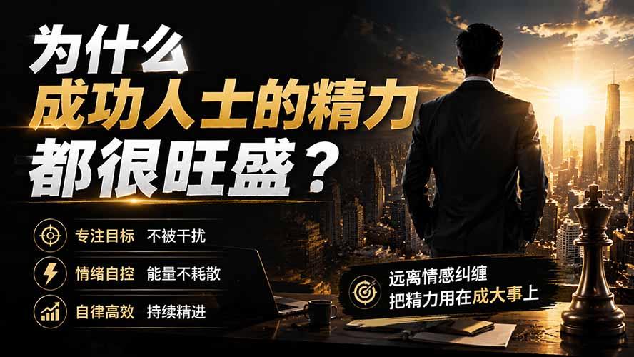 （19754期）付费文章：为什么成功人士的精力都很旺盛？-知享资源网