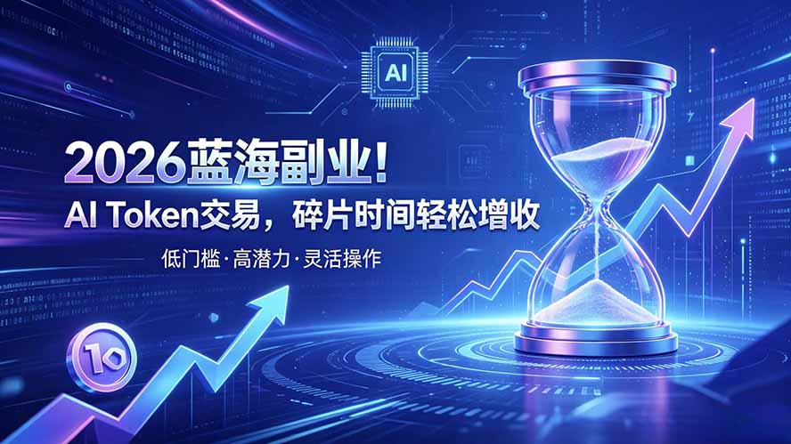 （19997期）AI Token算力赛道！普通人可入局的数字副业-知享资源网