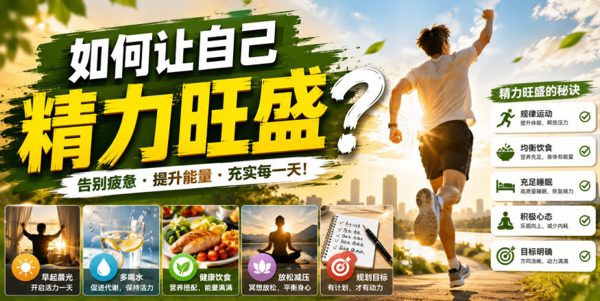 付费文章：如何让自己精力旺盛？-知享资源网