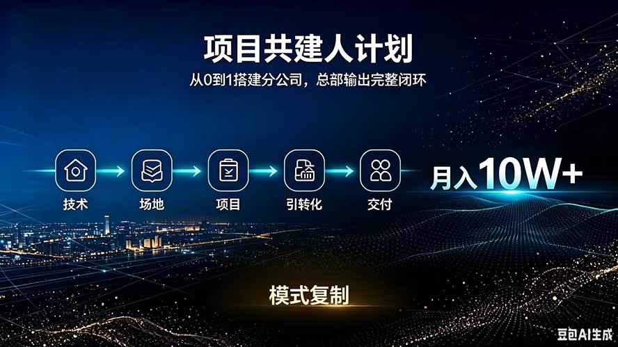 （20037期）做项目被割了100w。半年翻身。 合伙人月入10W的收入计划-知享资源网