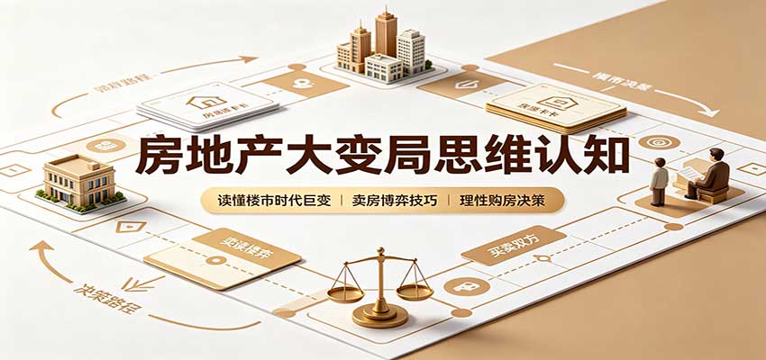 房地产大变局思维认知：读懂楼市时代巨变，卖房博弈技巧，理性购房决策-知享资源网