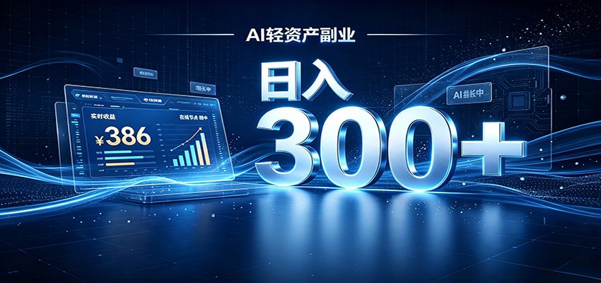 2026 AI轻资产风口，Token中转站小白可入局，日入300+-知享资源网