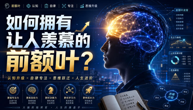 付费文：如何拥有让人羡慕的前额叶？-知享资源网