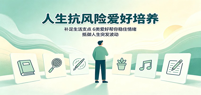 人生抗风险爱好培养：补足生活支点，6类爱好帮你稳住情绪，抵御人生突发波动-知享资源网